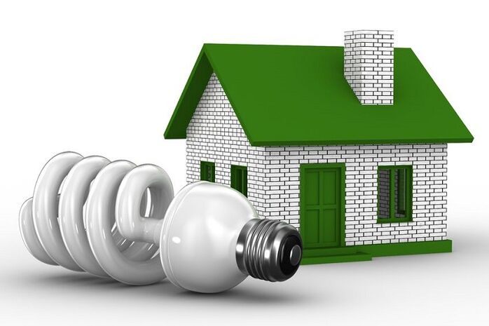 λαμπτήρας εξοικονόμησης ενέργειας για βελτίωση της ενεργειακής απόδοσης στο σπίτι